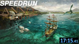 SpeedRun Anno 1800 / 1er essaie / 17:15.41