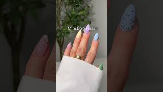 Mini egg inspired nails Easter #trending #nails #nailinspo #asmr #nailtrends #nailswatch #nailart