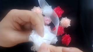 أسهل طريقة لعمل ورده من الاورجنزا بطريقه احترافيه للمبتدئين flower 🌷🌹🌹