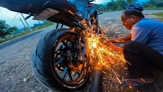 exhaust beya hoi gol😅|R15v3|pure sound MunBarman