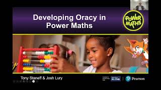 Developing oracy in Power Maths with Tony Staneff