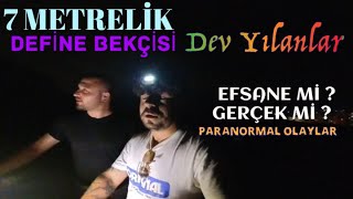 DEFİNE BEKÇİSİ 7 METRELİK YILANLAR EFSANE Mİ GERÇEK Mİ PARANORMAL OLAYLAR