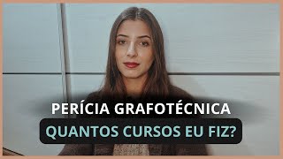 O meu início na perícia grafotécnica