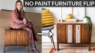 No Paint Furniture Makeover With Cricut Smart Vinyl