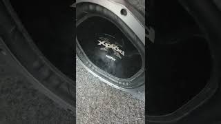 bad karma on my sony xplod 12" sub extreme bass test