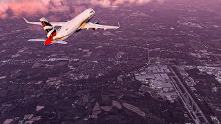 Gatwick to Paris. Airbus A320 (Microsoft Flight Simulator 2020)