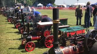 Miniatures Traction Engines at Castle Combe 2018