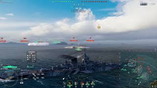 WOWS Patrie vs Clausewitz, 56 kDMG devastating salvo