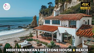 White Limestone House: Pure Mediterranean Architecture