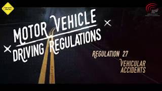 Motor Vehicle Driving Regulation No. 27