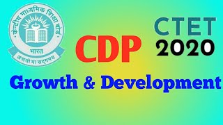 CTET2020|| CDP LP/UP|| Growth and development || Part1