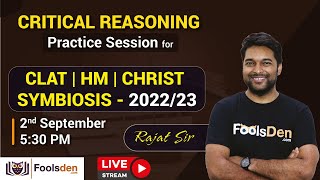 Critical Reasoning Practice Session | Day - 01 | By Rajat Sir