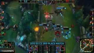 G2 Smitthyl Irelia VS RG Kubon Shyvana Game 3 Highlights {EPIC}   2015 EU CS Spring