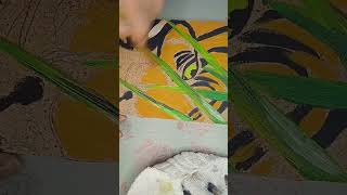 How to paint easy tiger#shorts #diy#art#artist#songulart#nature #keşfetbeniöneçıkar #keşfetteyiz