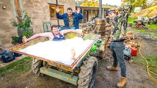 Turning a 38 Year old Tractor into a Mobile Hot Tub