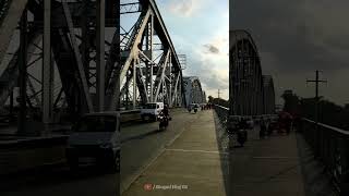 Bally Bridge Beautiful View || Kolkata West Bengal || #shorts #viral #ballybridge || Shazad Vlog 06