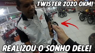 REALIZANDO UM SONHO! CB TWISTER 2020 0KM SAINDO DA CONCESSIONÁRIA!