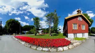 Riding through Grimstad. Norway 360VR-Qoocam 8k