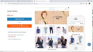 Cách cài đặt Giao diện Website Lama Fashion | Thietkewebfree.com