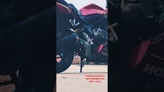 2019 CBR650R Exhaust shooting flames #exhaust #cbr650r #shootingflames shootingflames