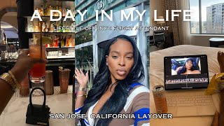 24 HRS IN SAN JOSE, CALIFORNIA WITH NO CLOTHES | LIFE OF AN UNPREPARED FLIGHT ATTENDANT | ZOEY M