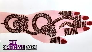 Unique Arabic Eid special mehndi design 2024 | Eid special mehndi design | Eid mehndi tutorial