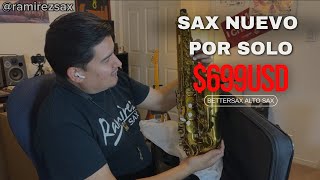 Unboxing Saxofón Alto de Better Sax de $699usd 🎷#saxofonalto #bettersax #ramirezsax #unboxing #alto