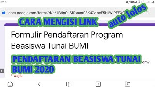 CARA MENDAFTAR BEASISWA TUNAI BUMI 2020