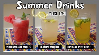 Easy to Make Summer Drinks| गर्मी में ऐसे बनाए रिफ्रेशिंग ड्रिंक्स|