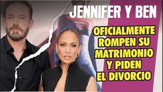 Jennifer Lopez y Ben Afleck  piden el DIVORCIO justo el día que cumplían 2 años de matrimonio