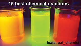 15 best chemical reactions in chemistry | Interesting chemical reactions in chemistry | uafchemist