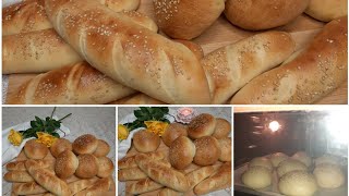 خبز البرغر ناجح%🥖🍔 بطريقة سهلة وبديل المقادير(pane di hamburger#صمون#جبز