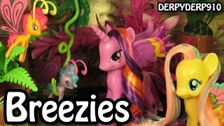 My Little Pony Breezies  - Twilight Sparkle, Fluttershy, Sunset, Sea - Toy Review/Parody/Spoof