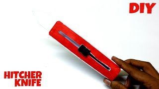 How to make a paper hitcher knife | KMA INSANE HACKER