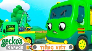 SĂN KHO BÁU RÁC | Xe TảI Dành Cho Trẻ Em | Gecko’s Garage Tiếng Việt