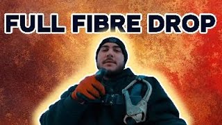 Aerial Fibre Drop Start to Finish