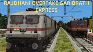 RAJDHANI OVERTAKE GARIBRATH EXPRESS