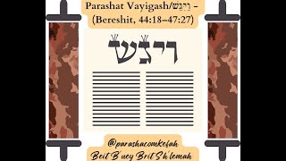 Parashá N°11 Vayigash/וַיִּגַּשׁ - (Bereshit, 44:18–47:27)