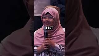 Little girl fasts the whole of Ramadan