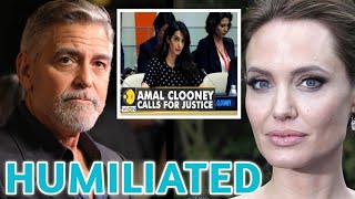 Amal Clooney has filed a lawsuit against George over a startling incident involving Angelina Jolie.