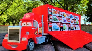 Open Tomica Cars Box and store the mini car in the red mac trailer ☆