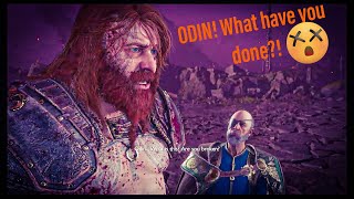 KRATOS VS THOR🥶!! ODIN KILLS THOR!🤯 - god of war ragnarok clip reaction