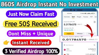 TRUST WALLET AIRDROP TODAY | 7000$ Claim Instant Airdrop |  New Airdrop Instant Withdraw | #Airdrop