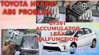 #ToyotaPrius #Abs Problem #C1391 Accumulator Leak Malfunction