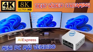 Mini PC N100 TEST en 4k y 8k Tres Monitores