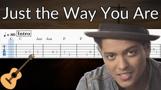 Just the Way You Are - Guitar Solo Tab Easy