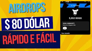 DOGS AIRDROPS GANHE ATÉ 80 DÓLAR RÁPIDO E FÁCIL- POSSÍVEL LISTAGEM EM GRANDES CORRETORA.