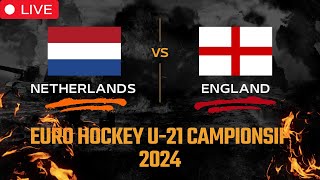 Netherlands Vs England Hockey Live | Euro Hockey U21 Championship 2024