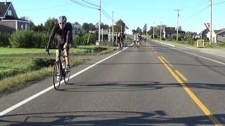 Grand Fondo SEPT 27 2015 part 1 Started at Saulnierville, Nova Scotia, Canada