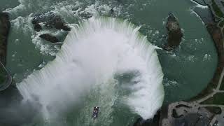 Niagara Falls, Horseshoe Falls by Drone